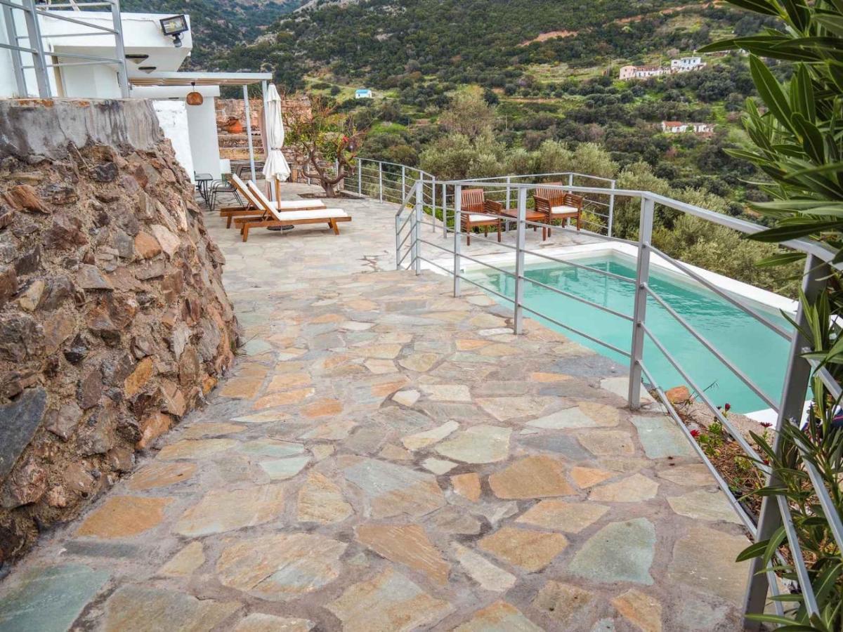 Villa Kampos View - Quiet House At The End Of The Road, Private Pool Kámbos Exterior foto